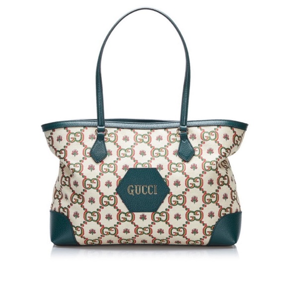 Gucci Ophidia Centennial Flower GG canvas medium tote - Picture 3 of 16